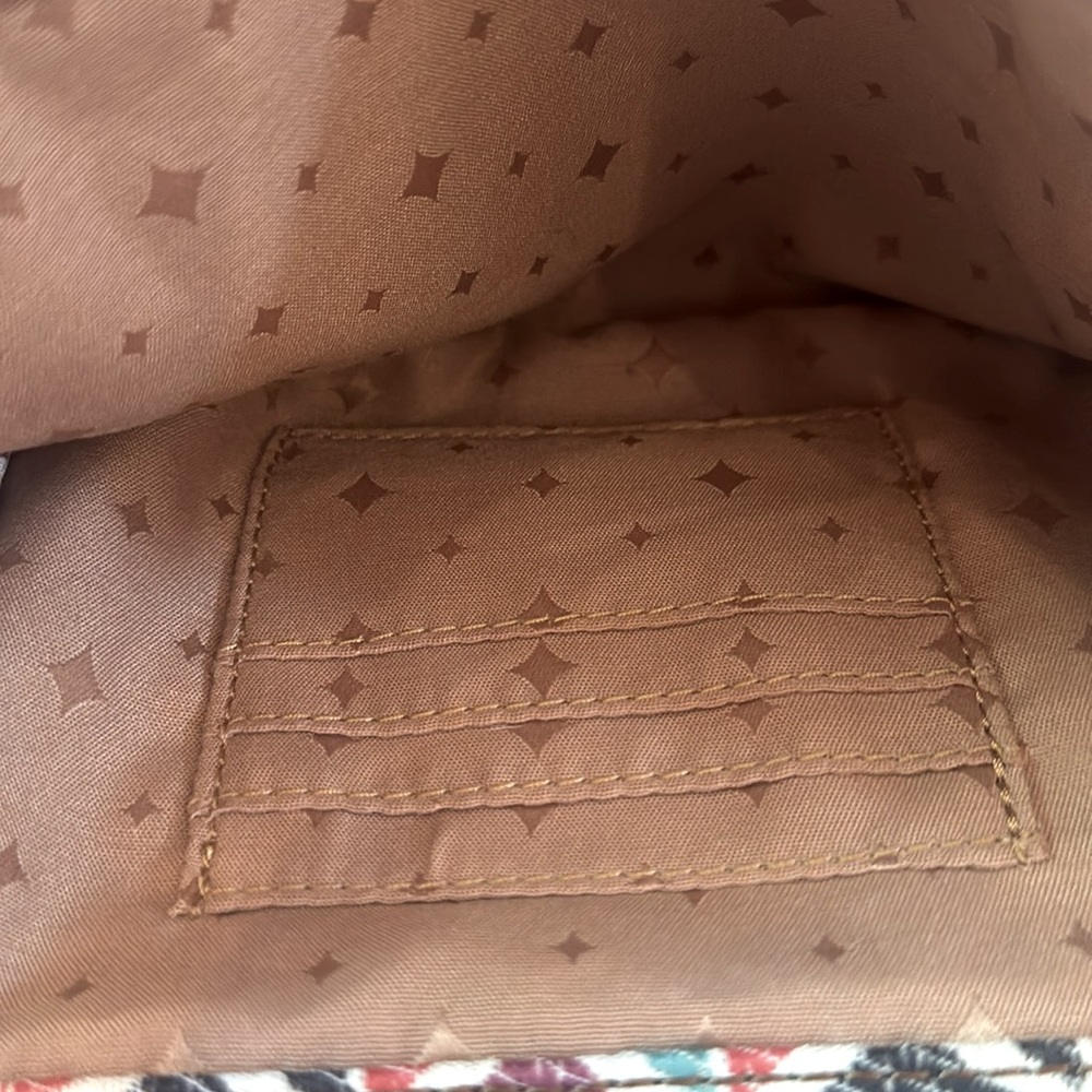 Fossil Multicolor Geometric Diamond Print Fabric … - image 8